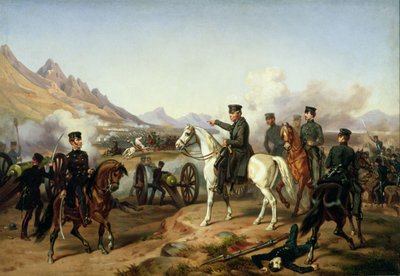 Generale Zachary Taylor alla Battaglia di Buena Vista nel 1847 da William Henry Powell